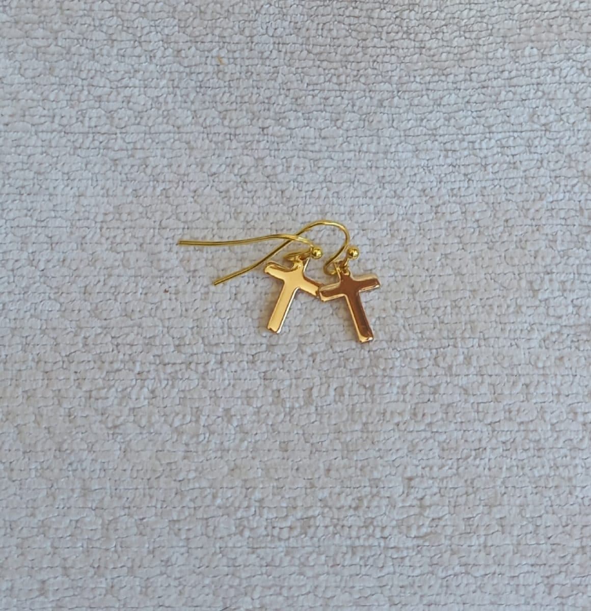 Delicate Cross Earrings