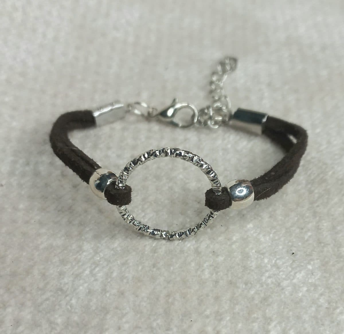 Bold Silver Ring Bracelet