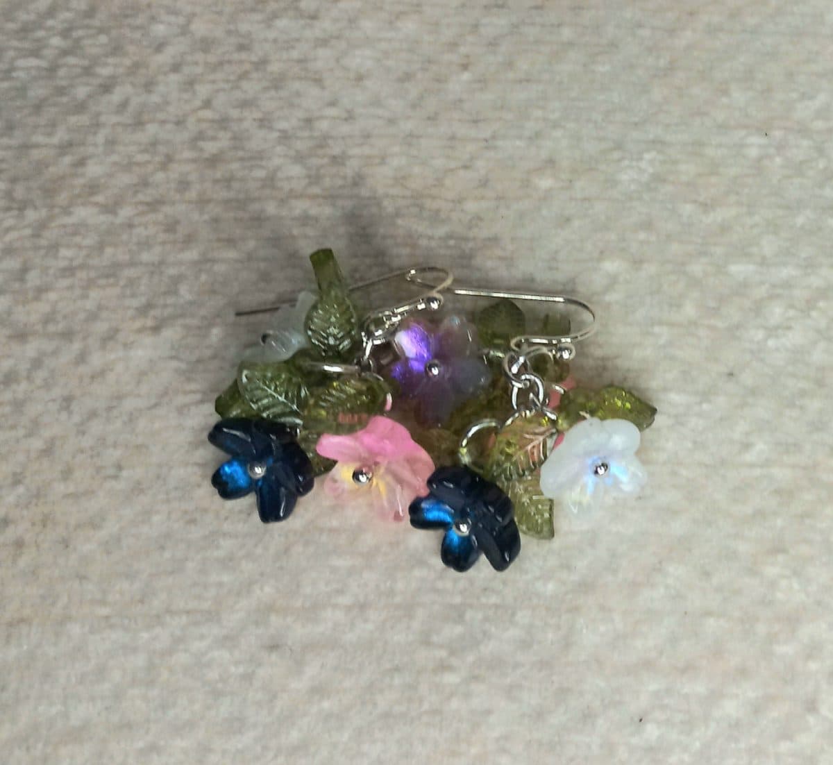Delicate Flower Cluster Earrings