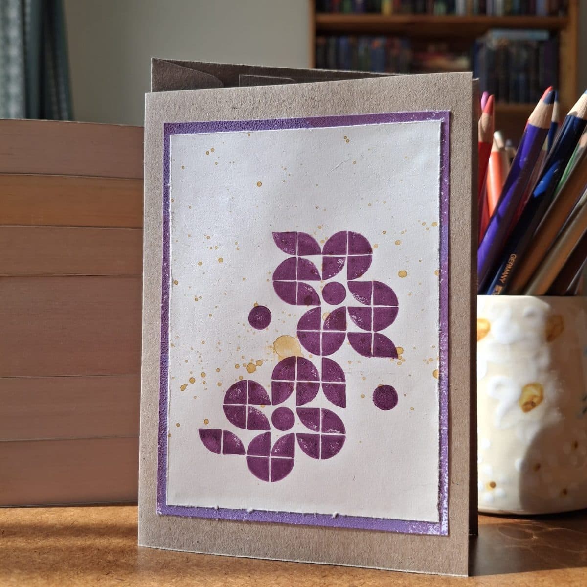 Splash of Flowers Greeting Card