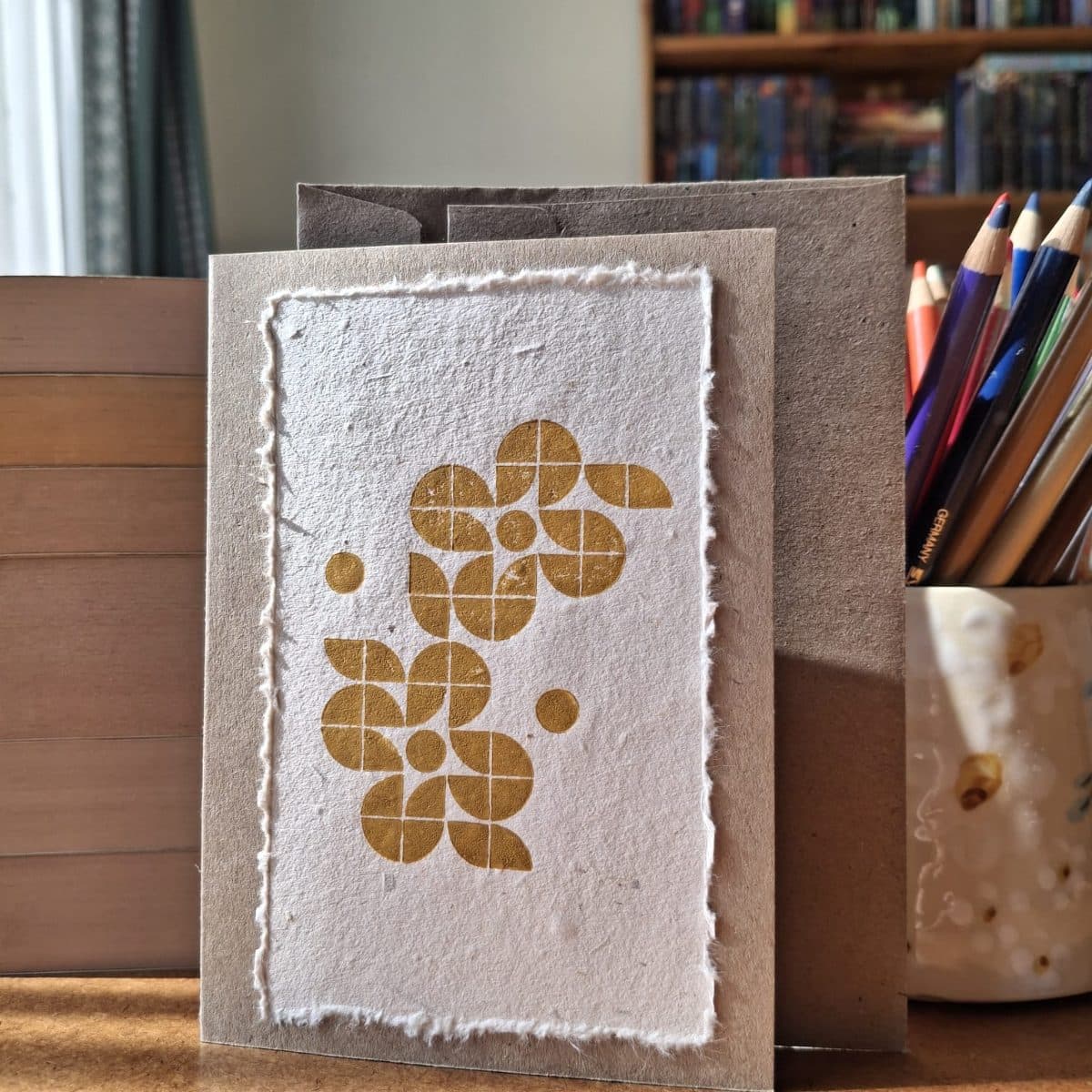 Ochre Original Greeting Card