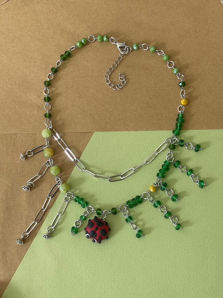 LadyBug Necklace