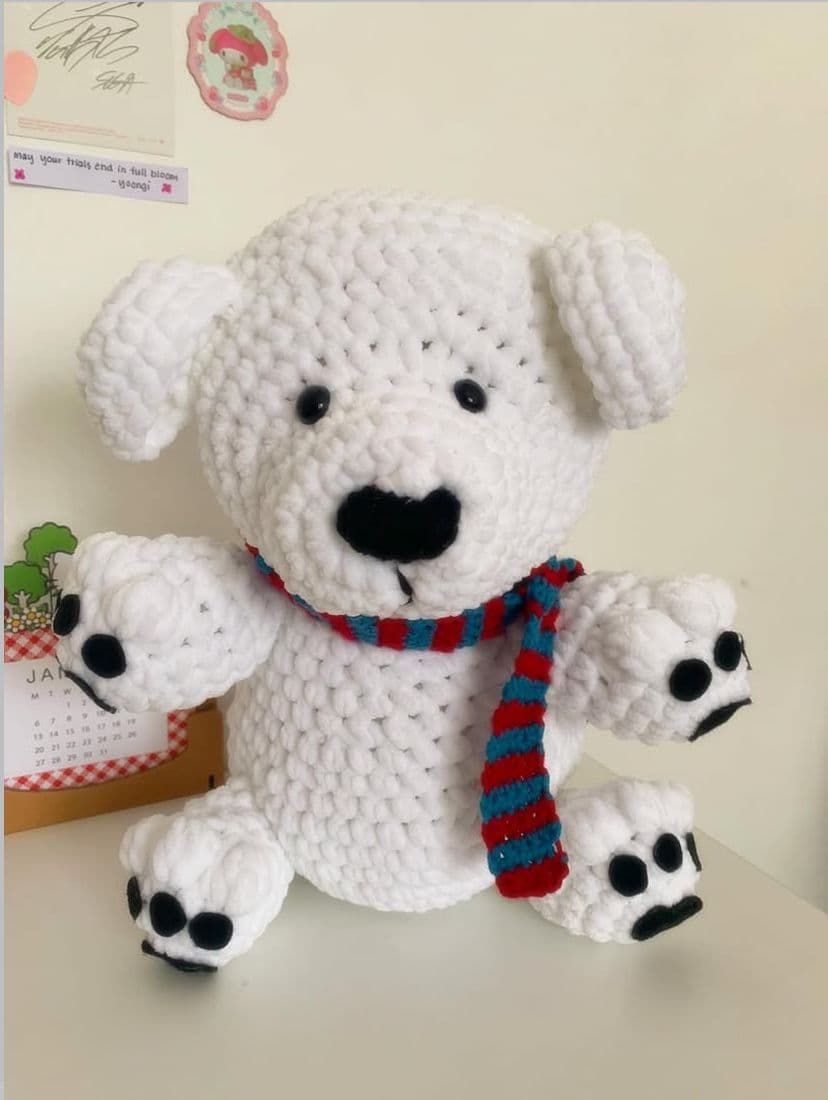 junior mint polar bear plushie