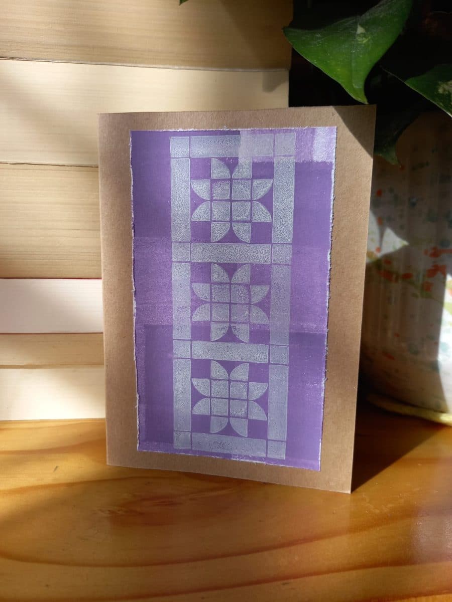 Quilt Blocks Greeting Card 1