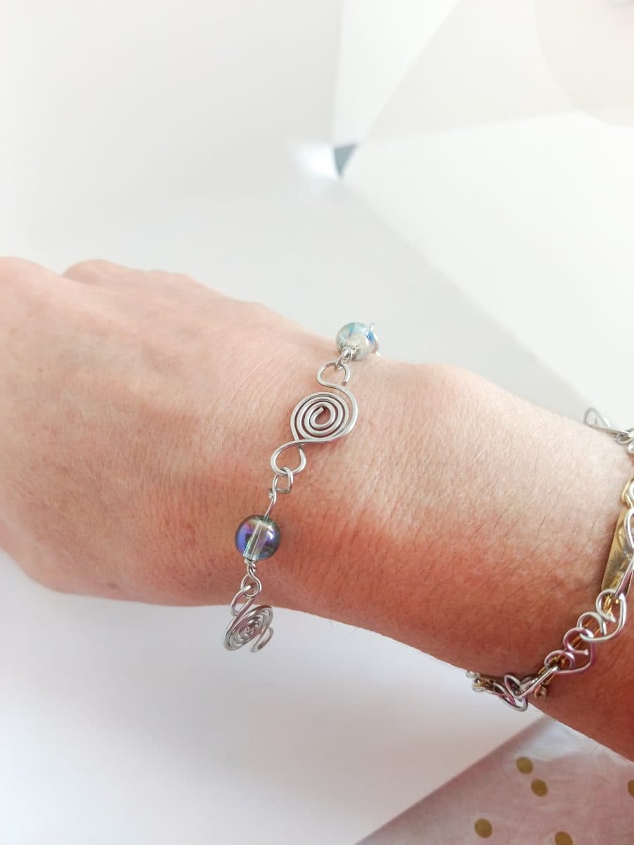 Spiral Bead Bracelet