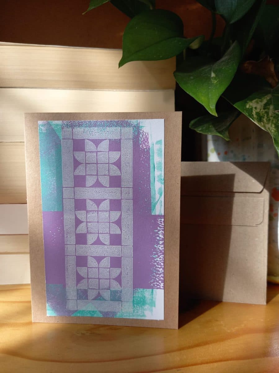 Quilt Blocks Greeting Card 2