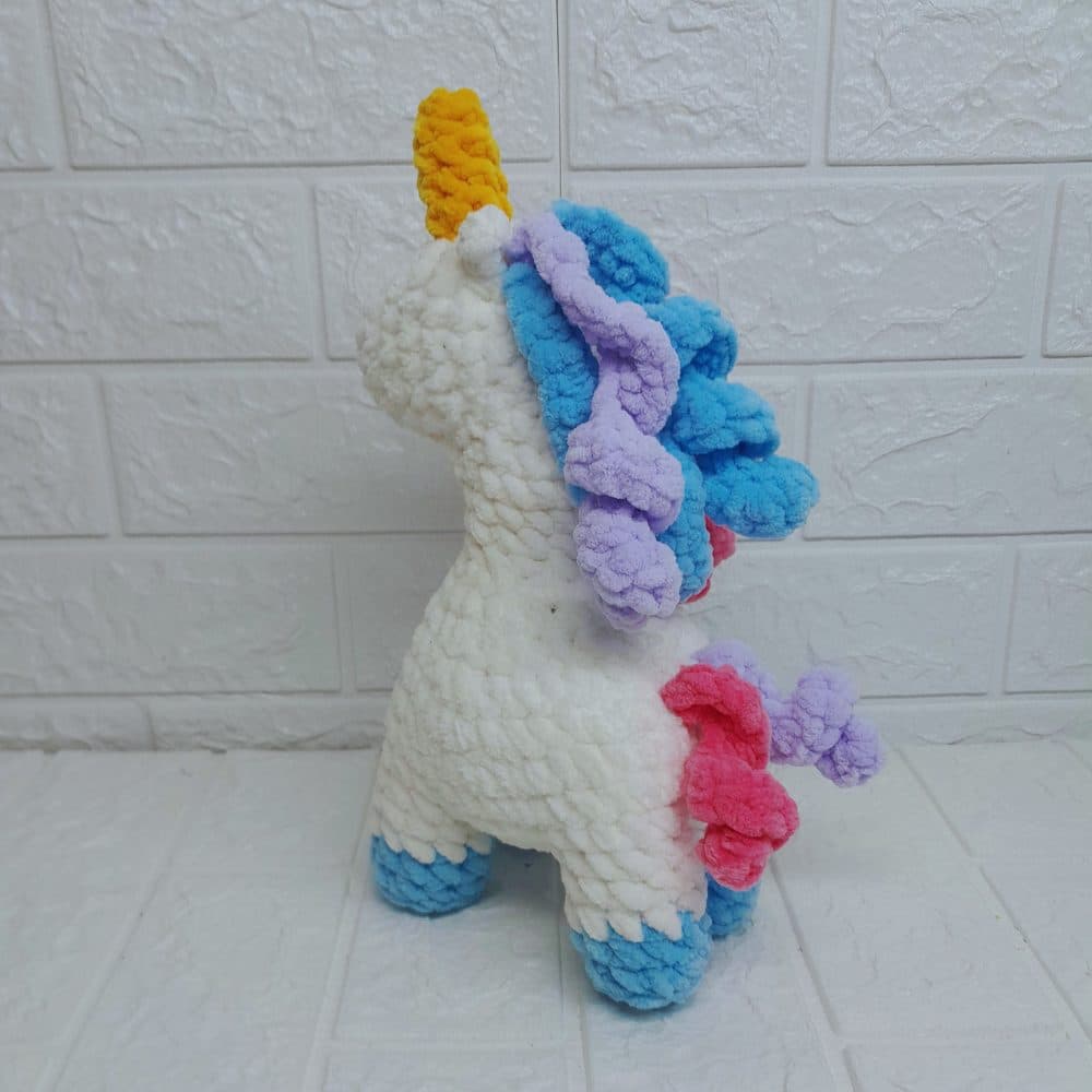 Crochet Unicorn Plusie