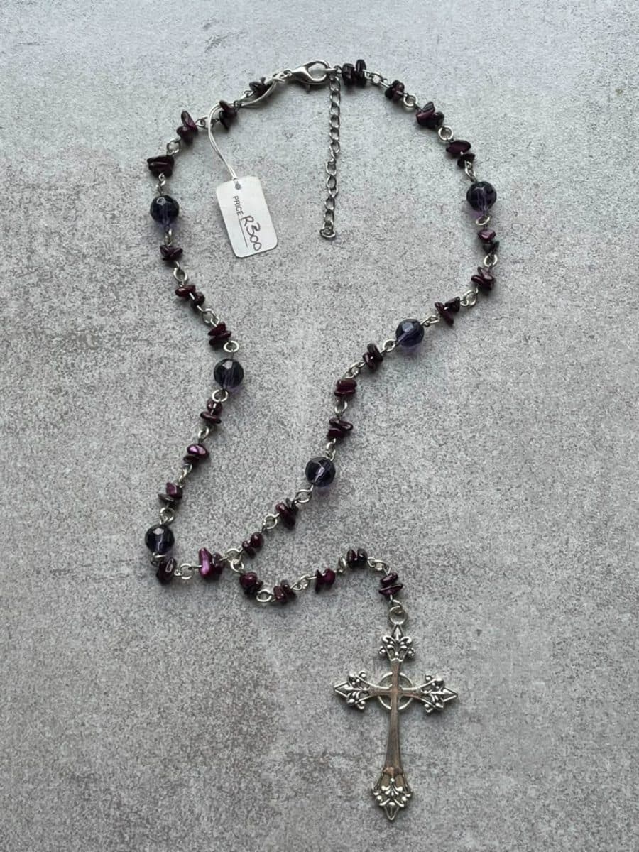 Rosary Styled Necklace