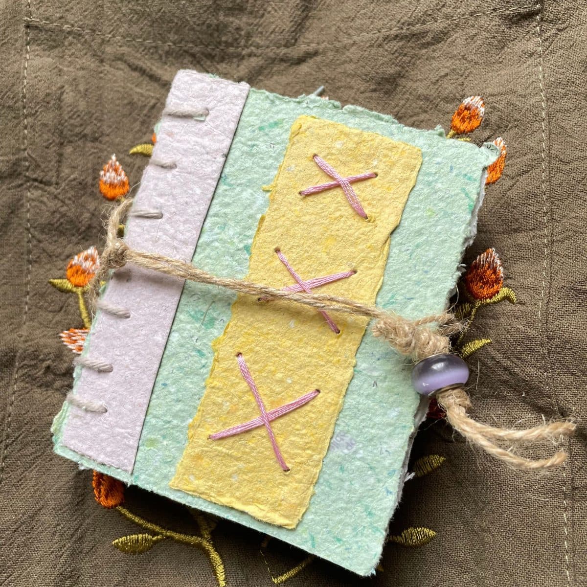 Wild Pocket Journal - Meadow Stitch