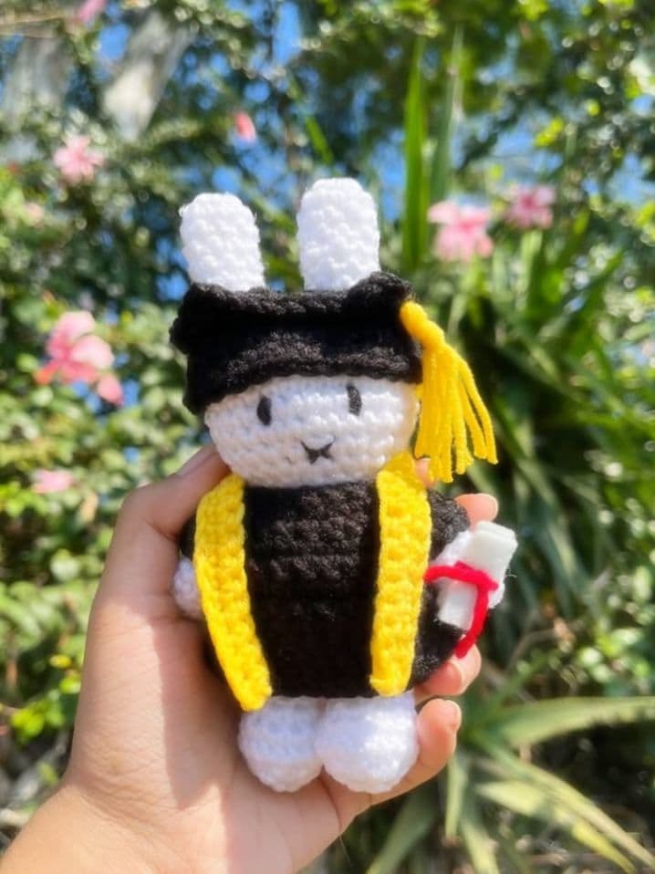 crochet graduation miffy