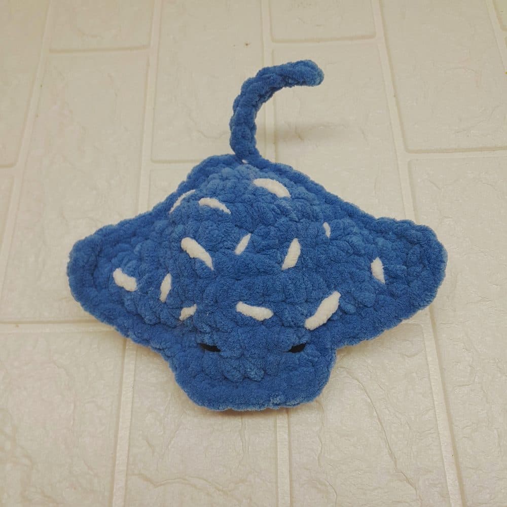 Crochet Stingray - Blue