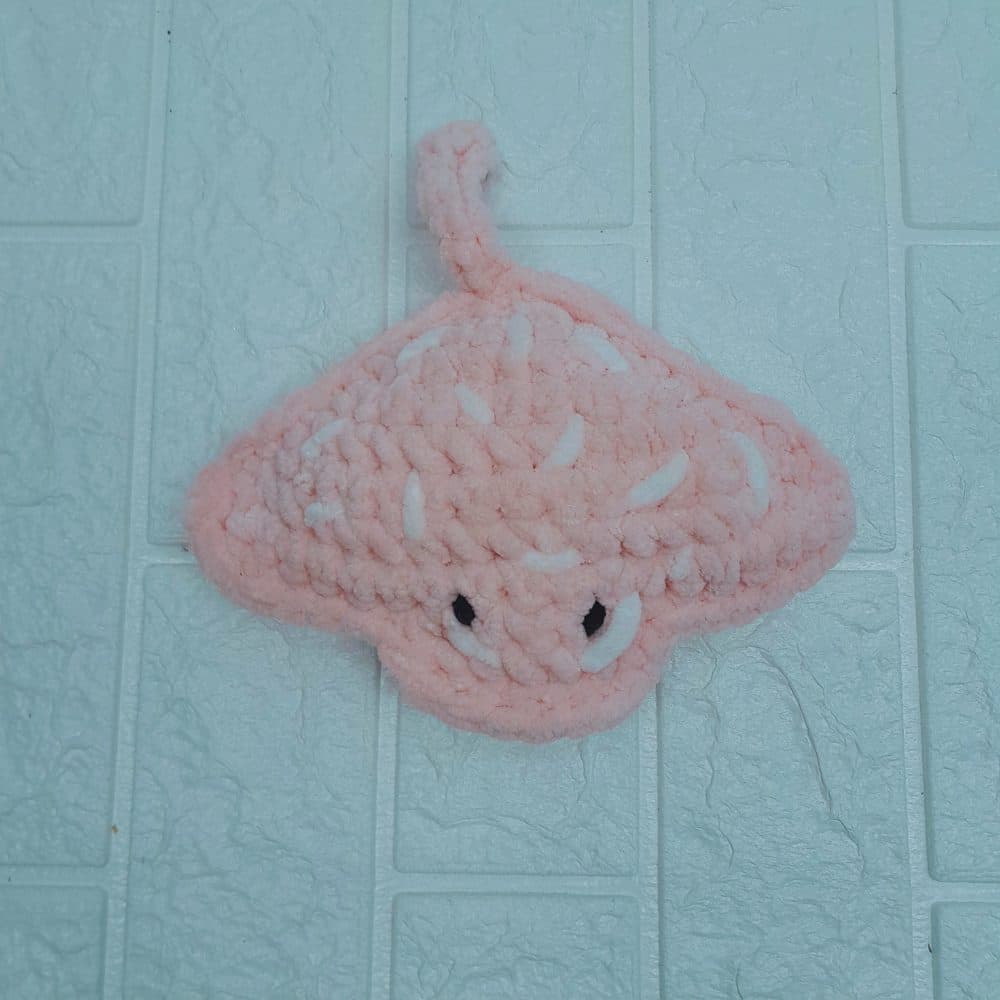 Crochet Stingray- Light Pink