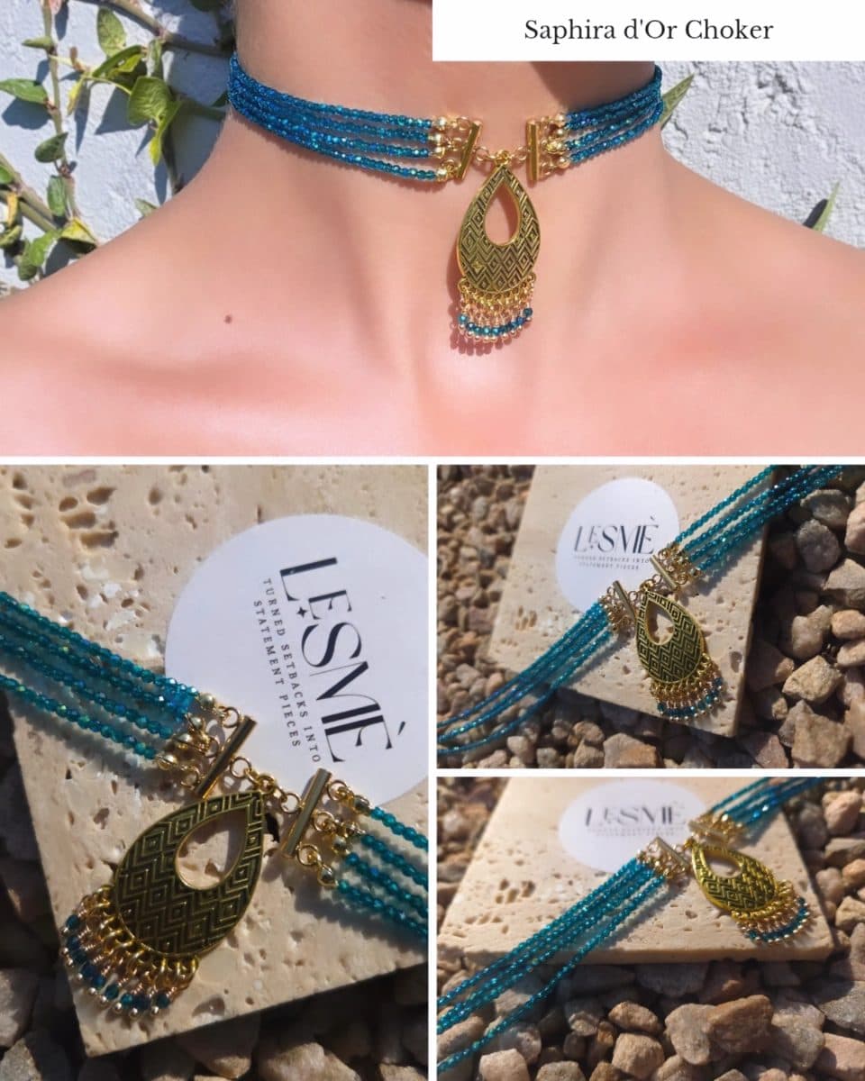 Saphira d'Or Choker