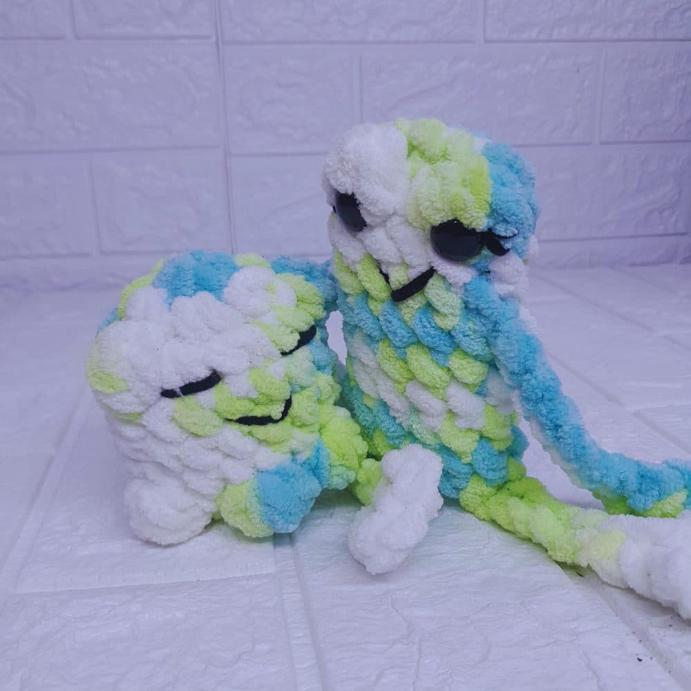 Crochet Frog Duo
