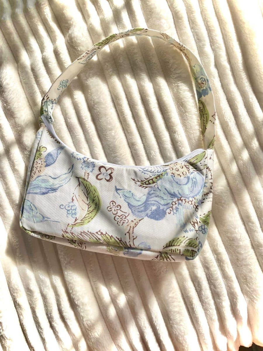 White Baguette Bag