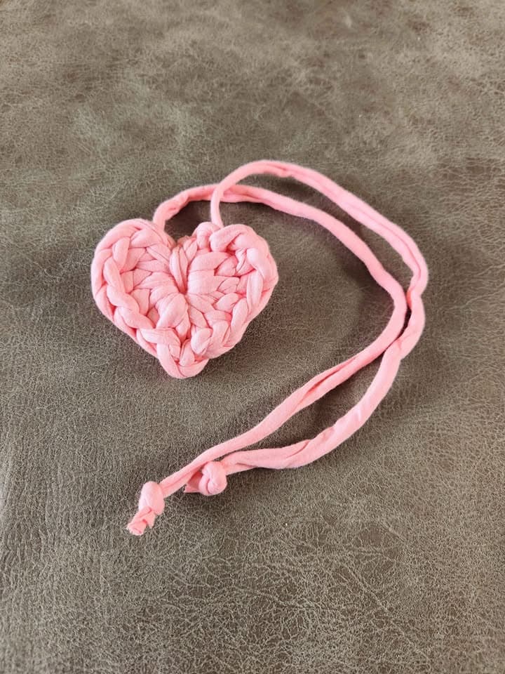 Crochet Heart Curtain Tie