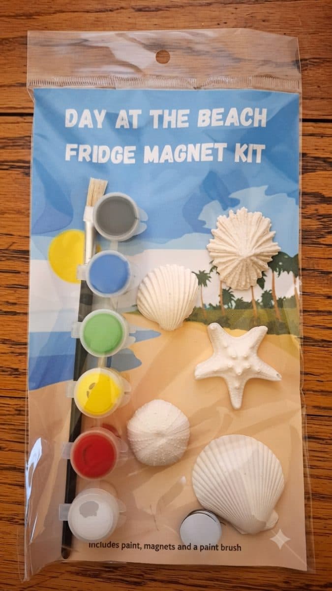Day at the beach Fridge Magnet Kit