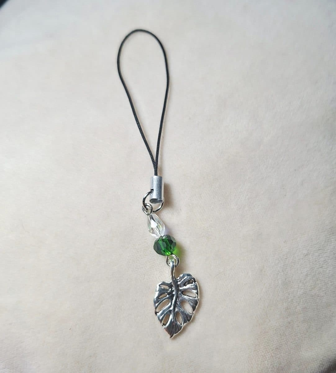 Monstera Phone Charm