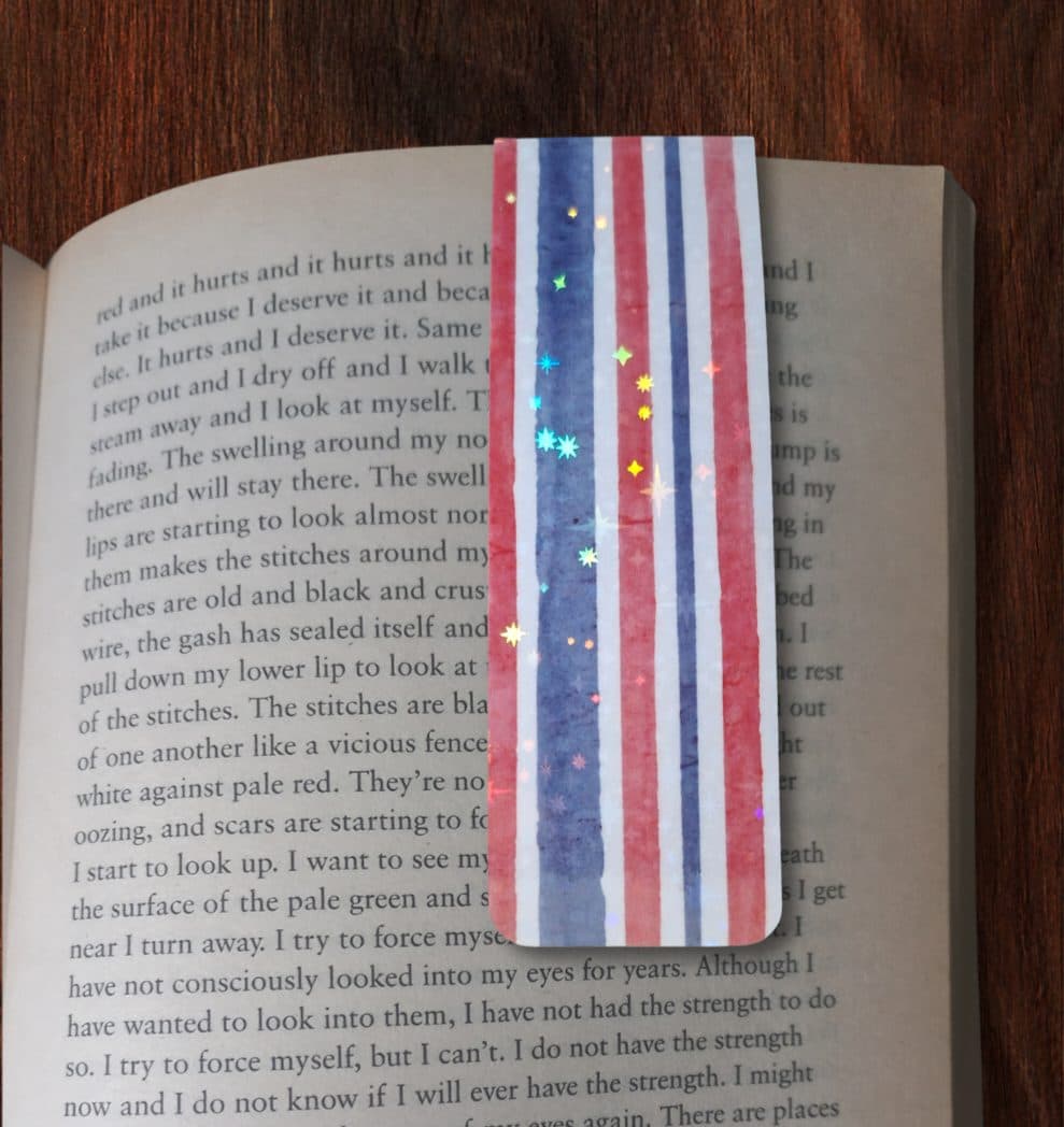 Stripes Magnetic Bookmark