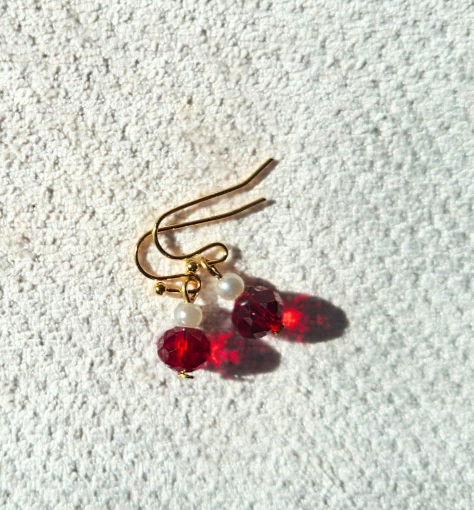 Elegant Crystal and Pearl Earrings
