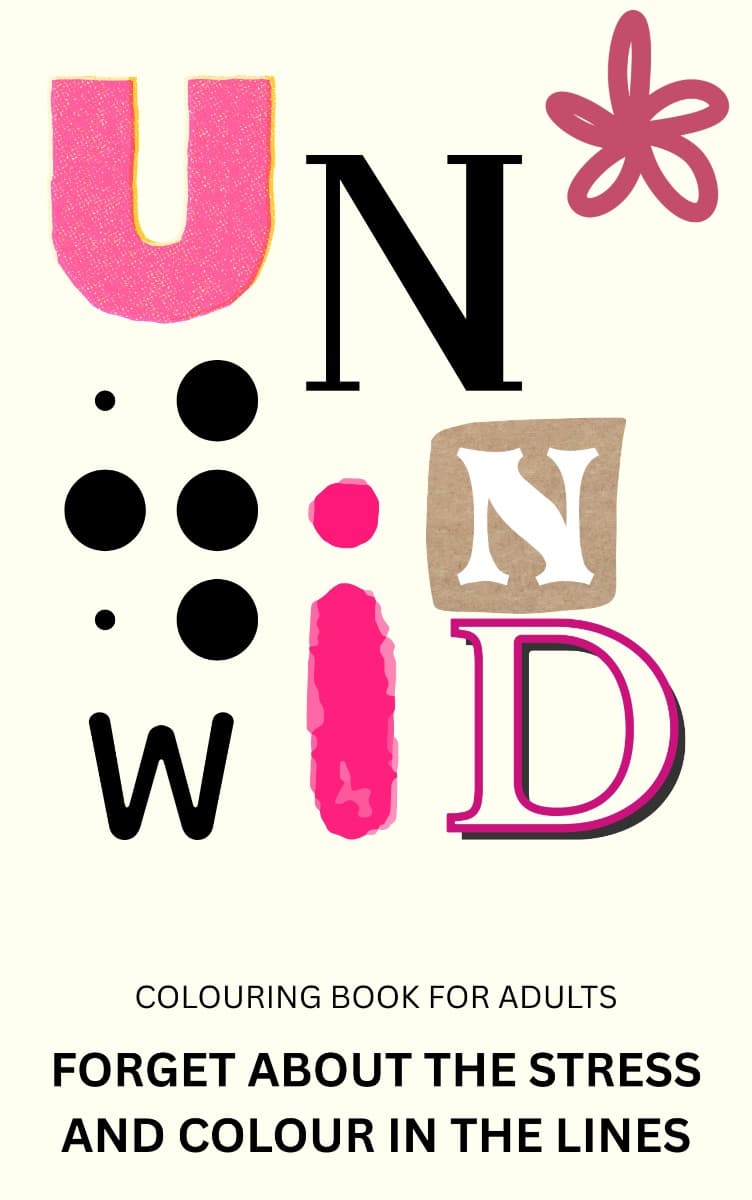 Unwind colouring book (adults)