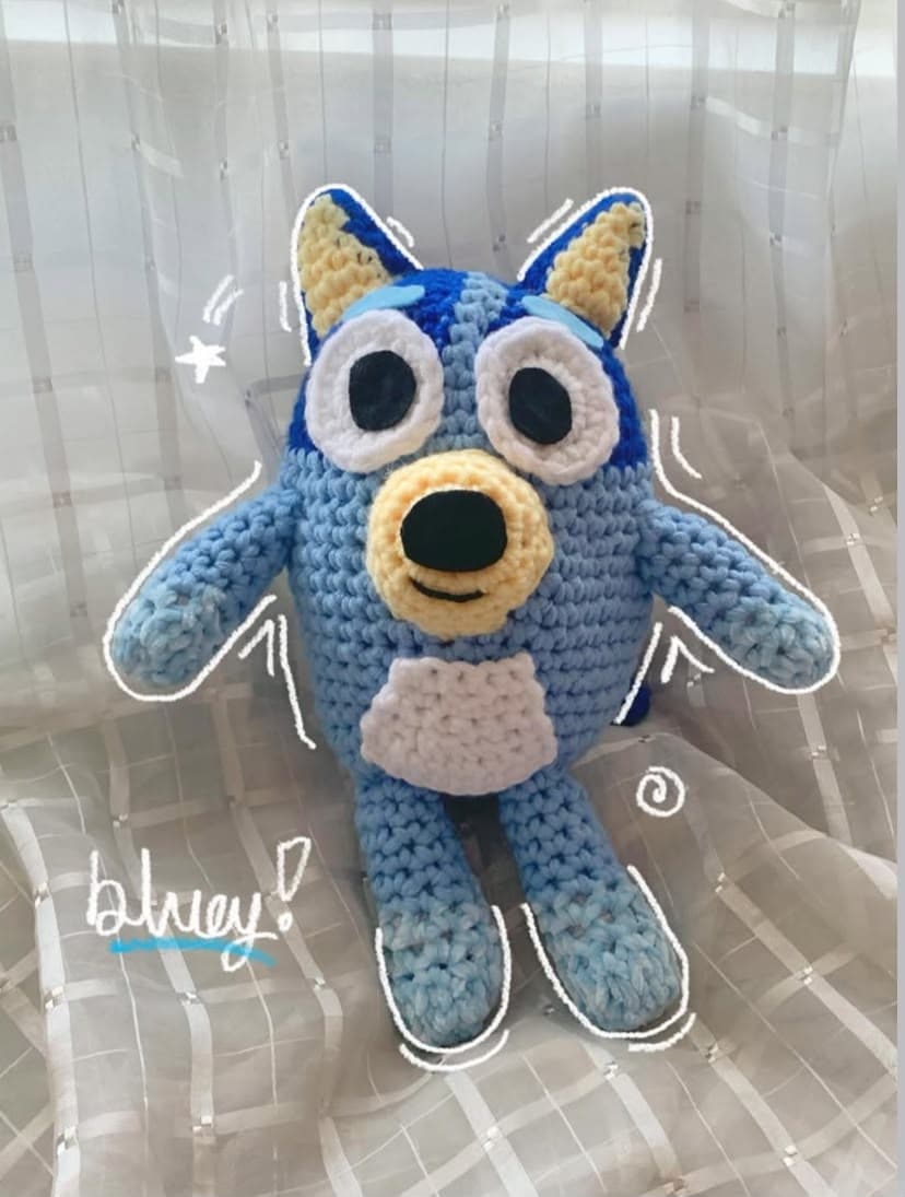bluey plushie