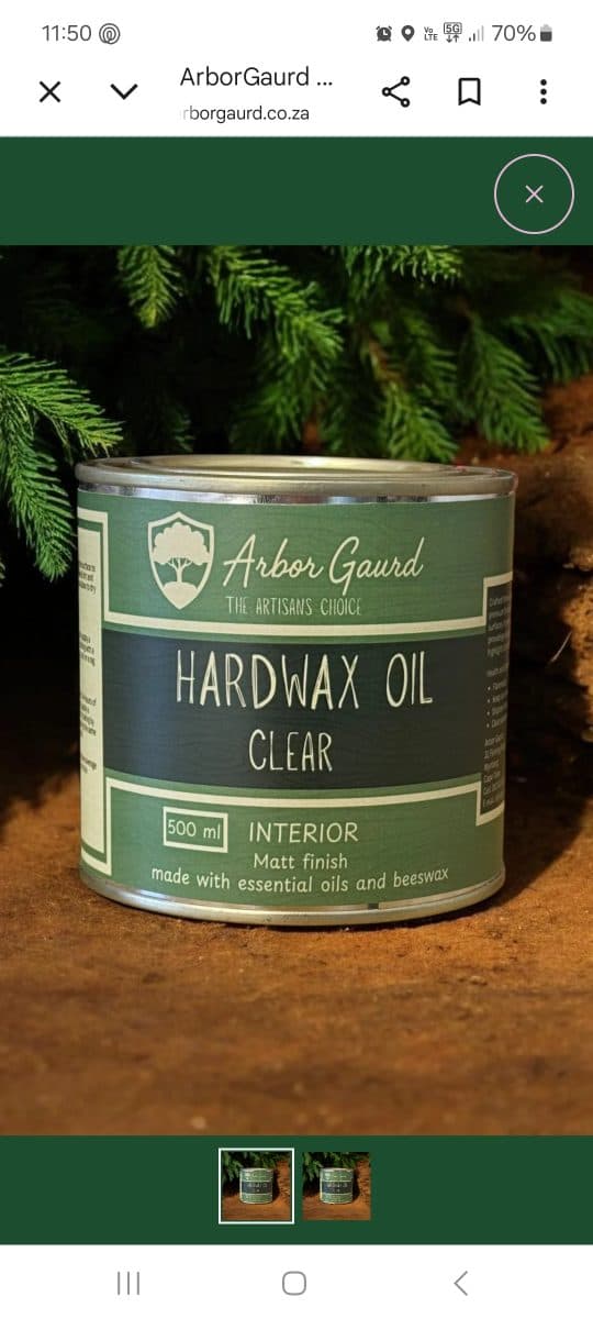 Hardwax oil Clear interior