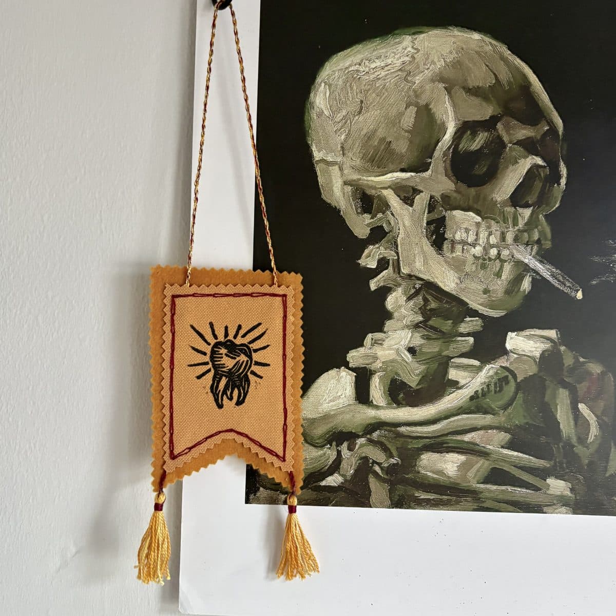MINI PENNANT FLAG WALL HANGING | Tooth
