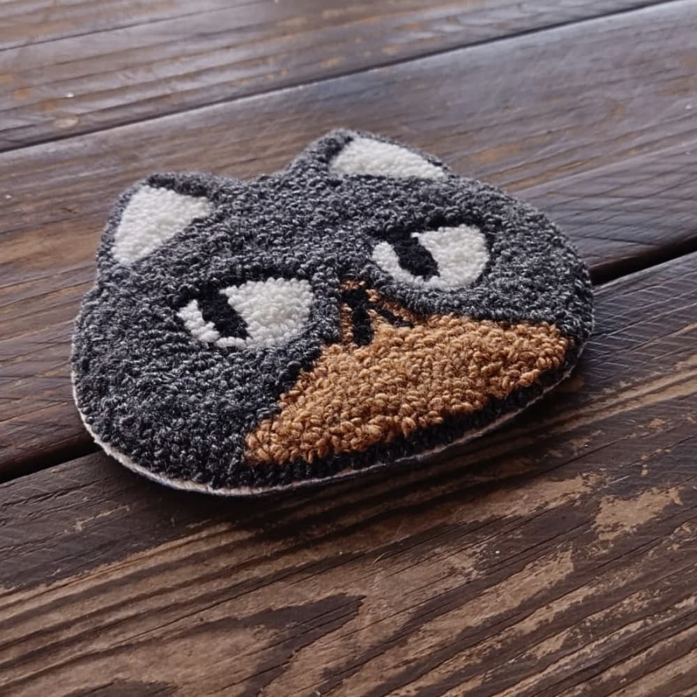 Unimpressed Cat Mug Rug