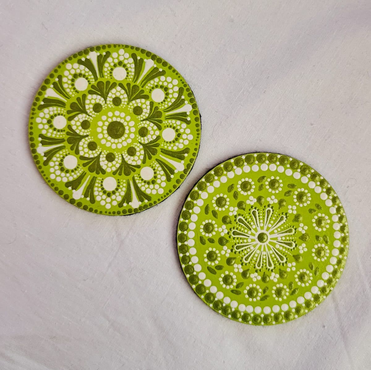 Hand-painted Coaster Set