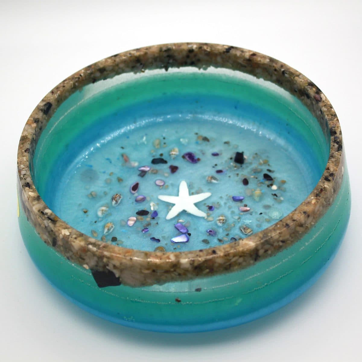 Sea themed resin bowl