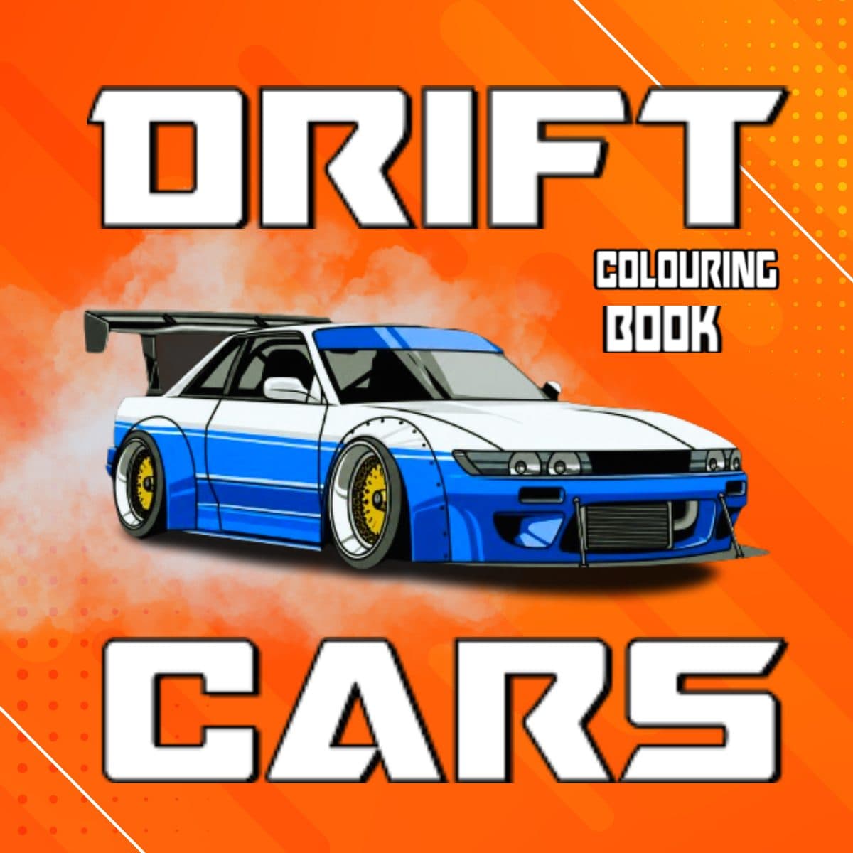 Drift Cars - Colouring Book