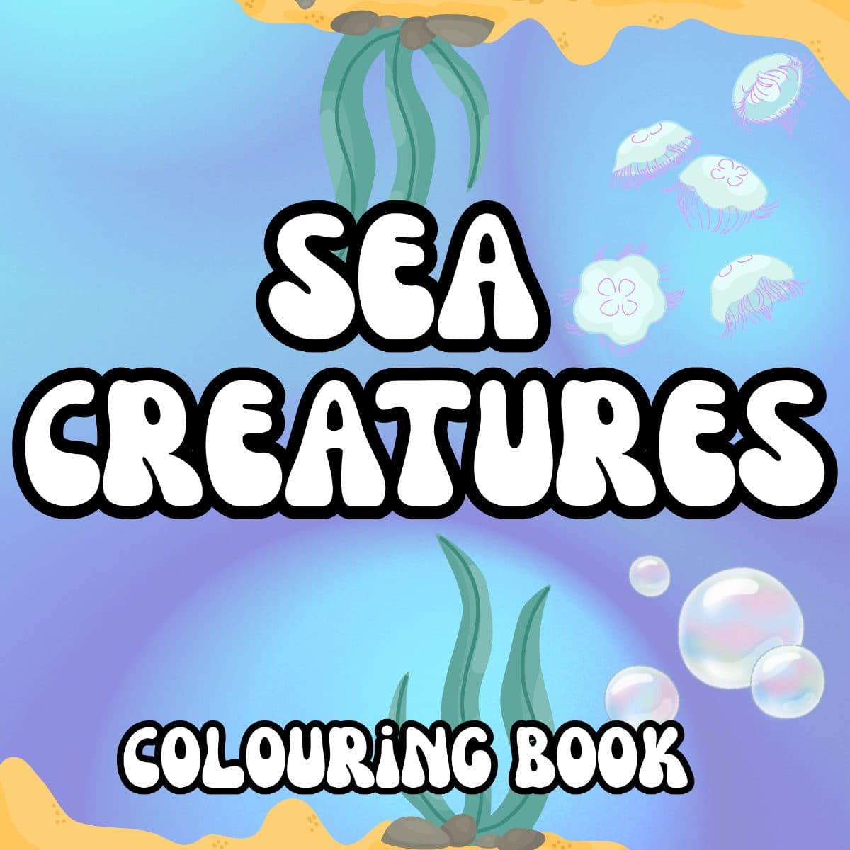Sea Creatures - Colouring Book