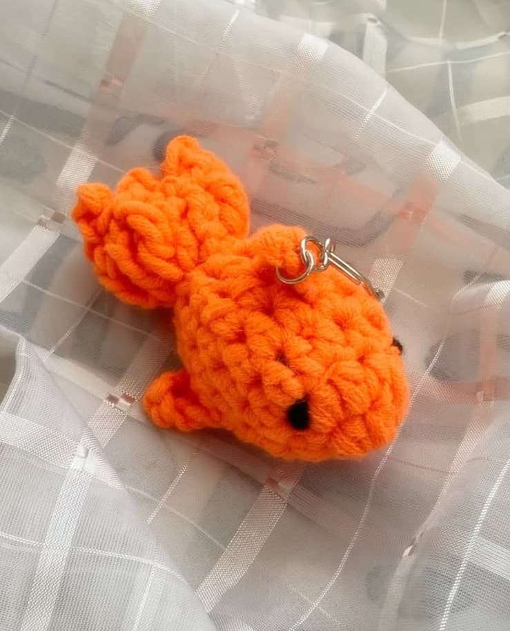 goldfish keychain