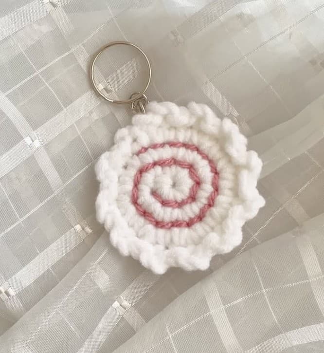 fishcake/narutomaki keychain