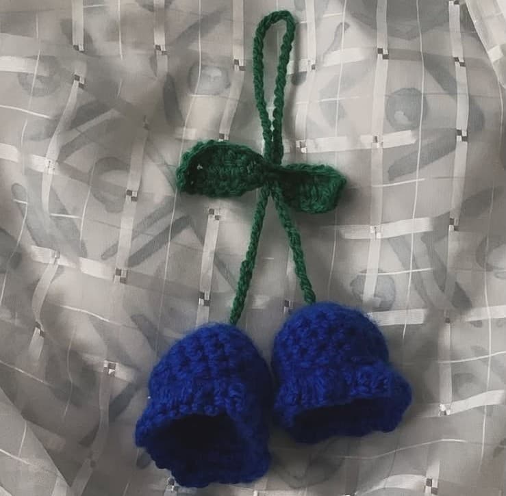 lily of the valley bag charm