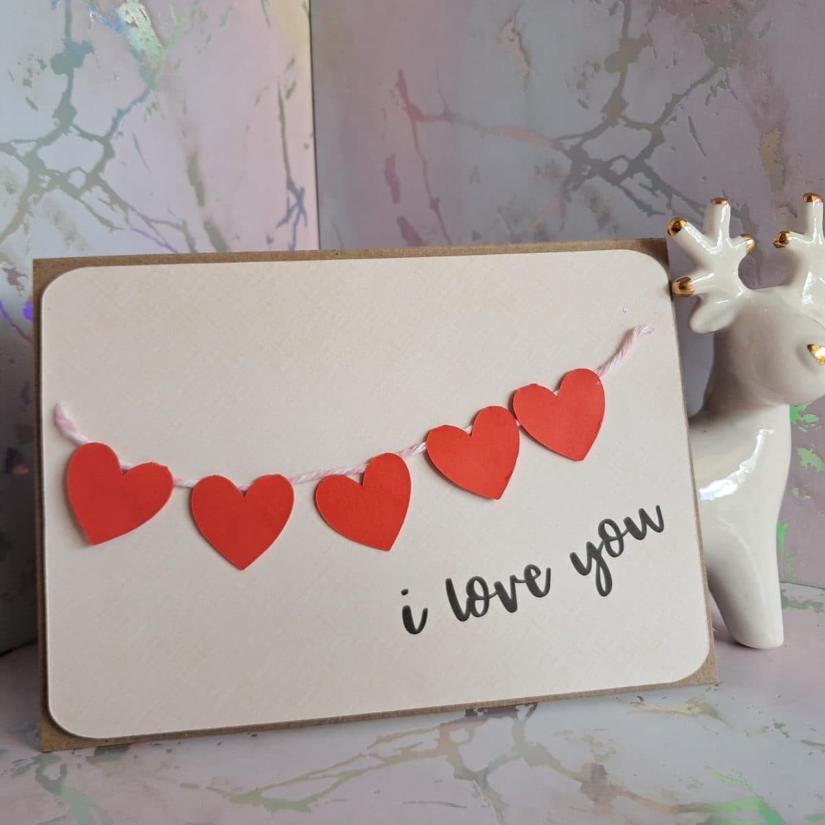 "I love you" card