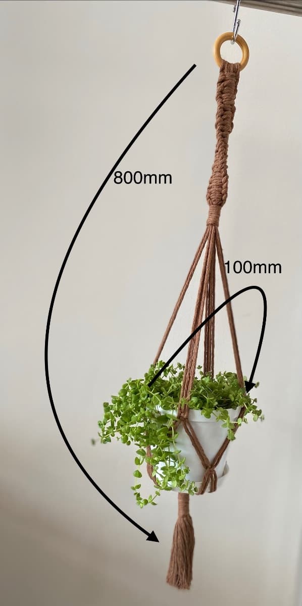 Brown Macramé hanger