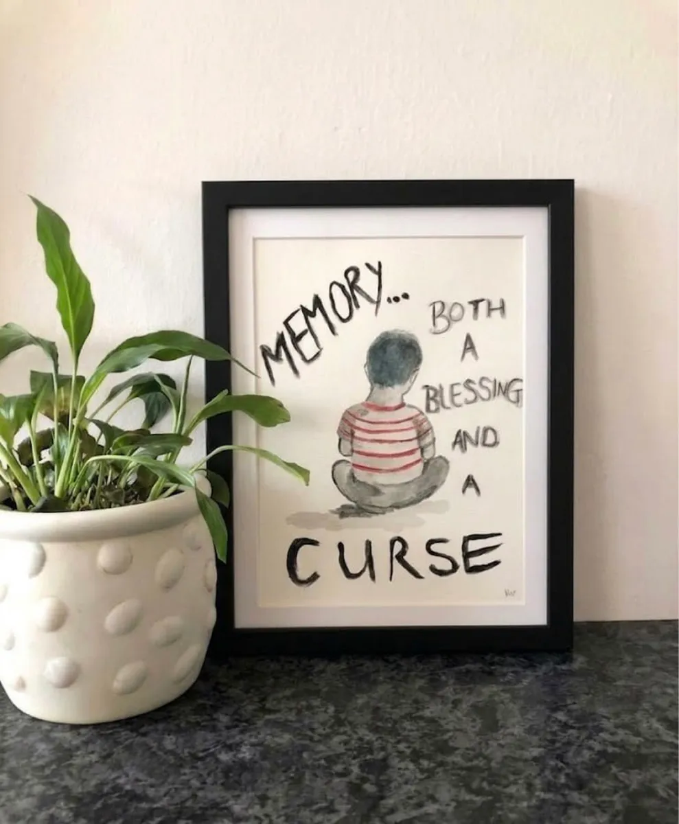 Dark Childhood Original Art