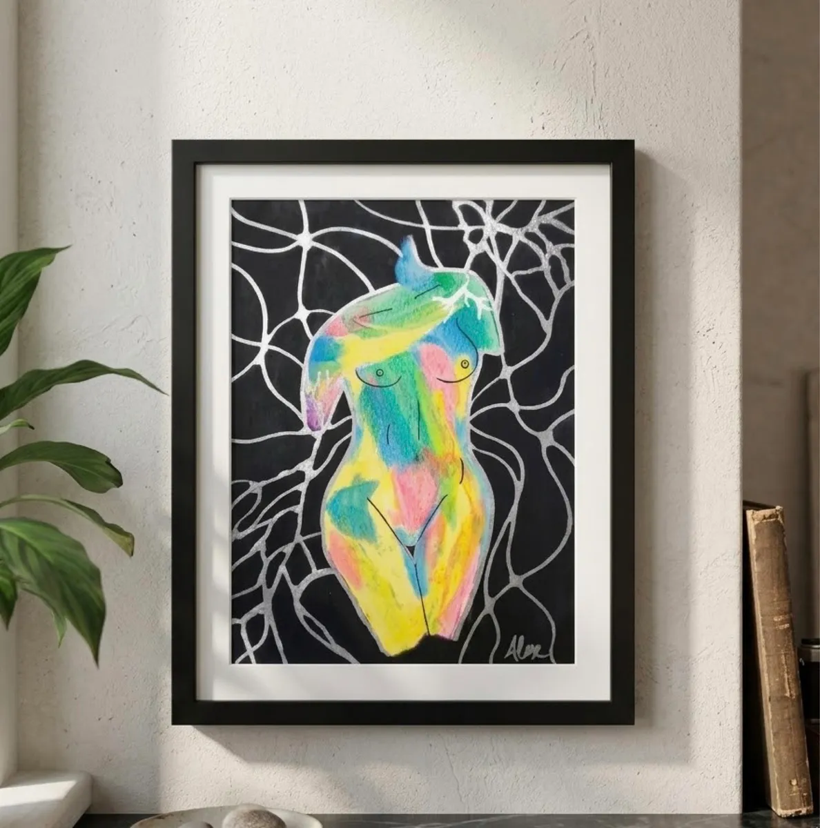 "God Is a Woman" Mixed Media Original Painting