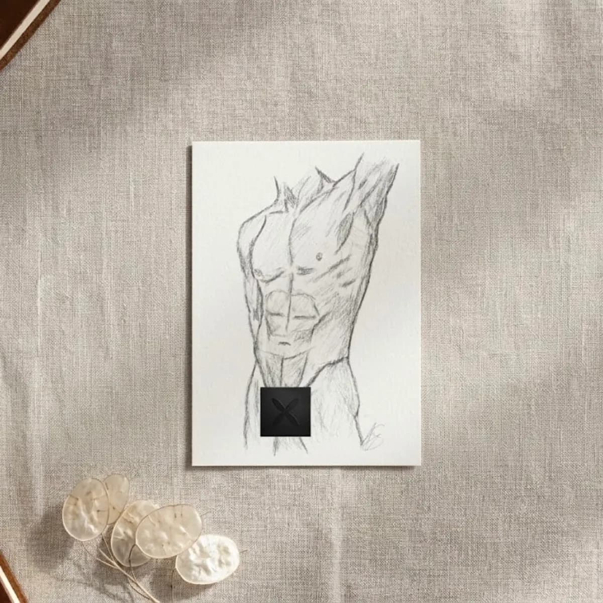 "Torso I" - Original Figure Studies Art
