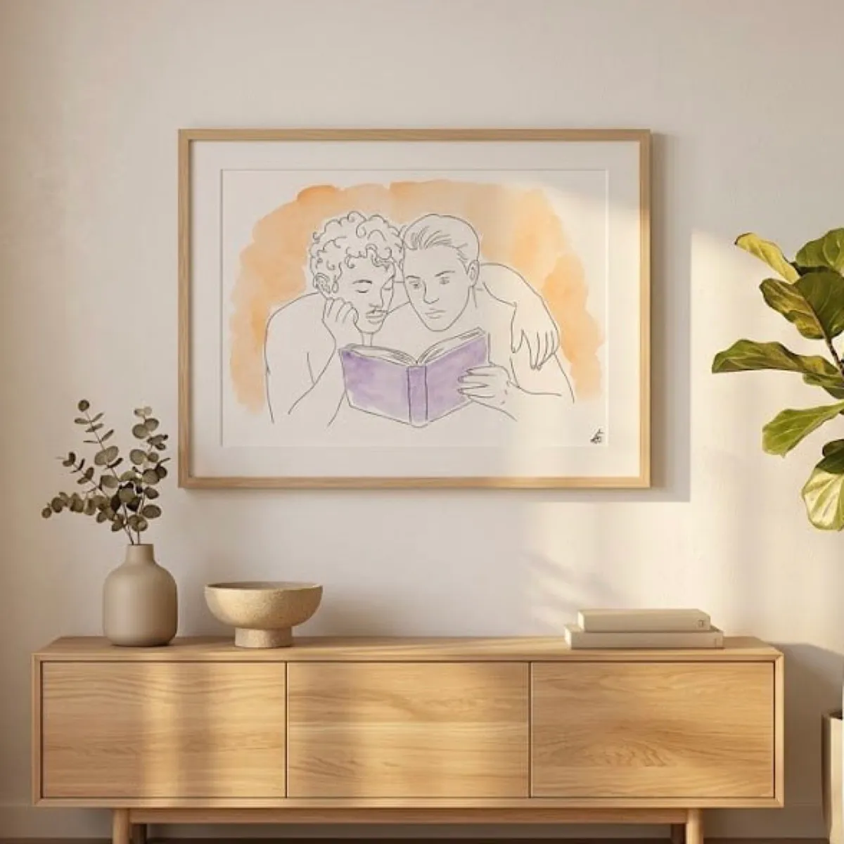 "Held" - Original Mixed Media Art