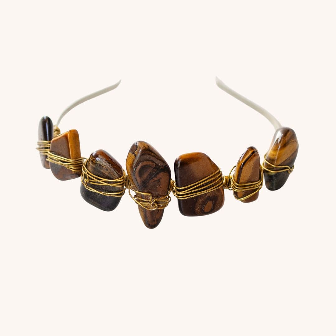Gemstone Crown - Tiger's Eye