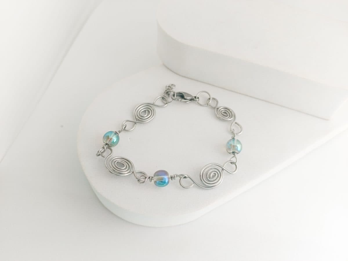 Spiral Bead Bracelet