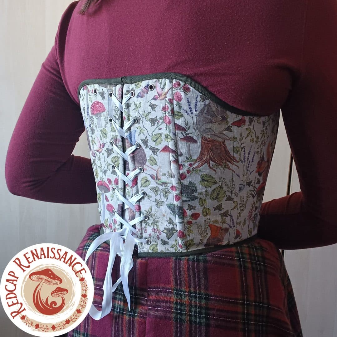 Woodland whimsy Corset top