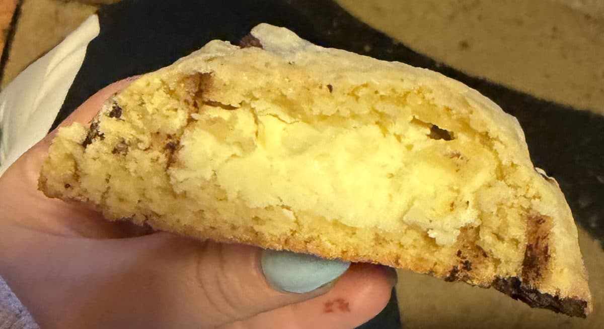 Cheesecake stuffed Choc Chip Cookies