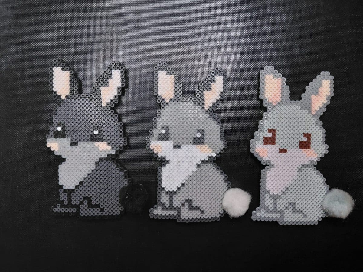 Bunny Magnet with Pompom