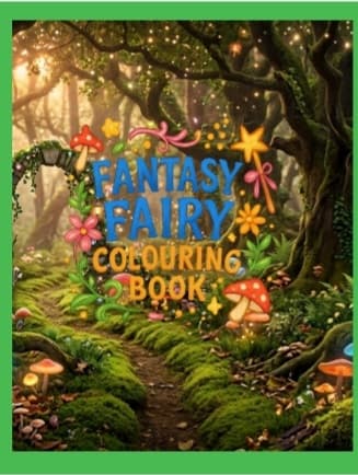 FANTASY Fairies Colouring Book