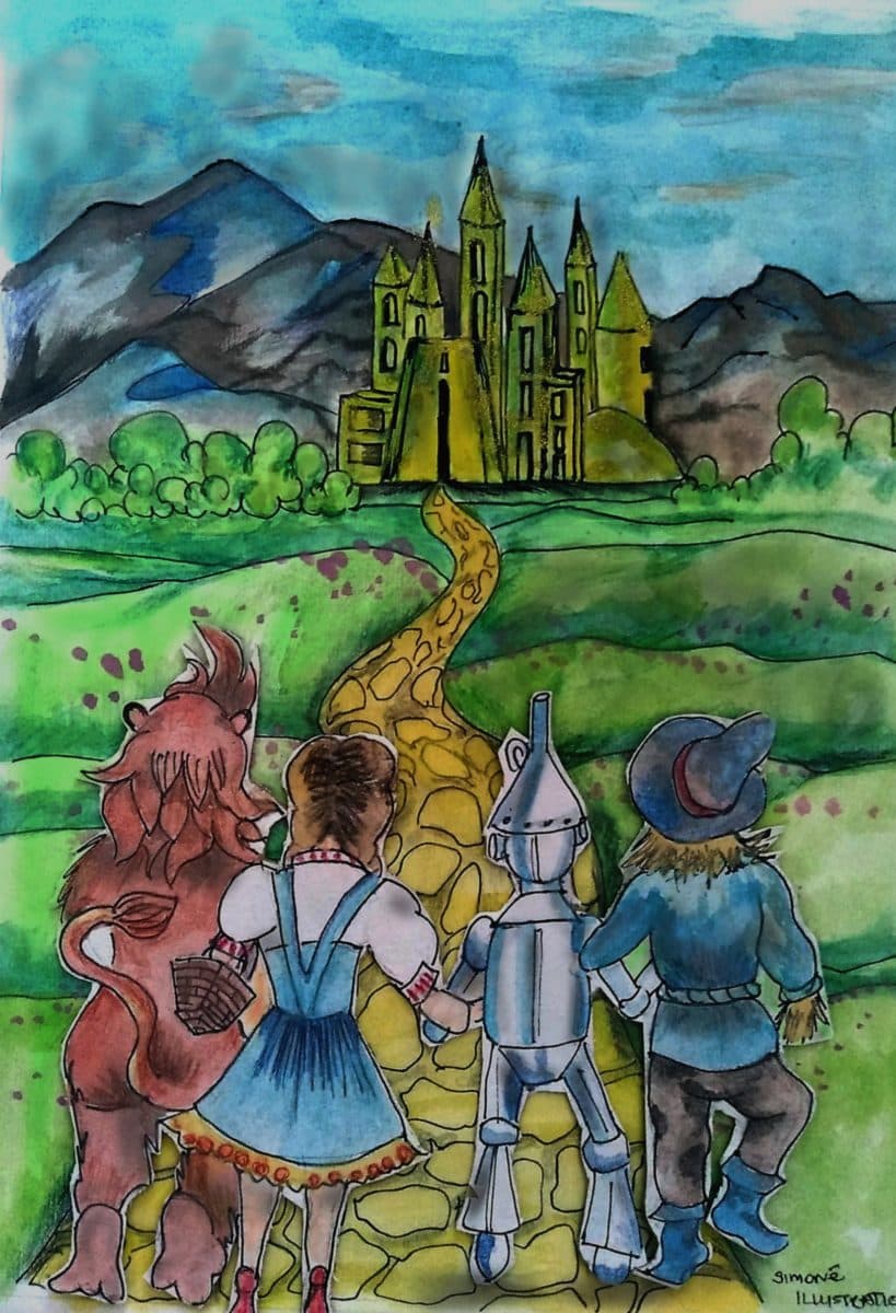 The Journey to Emerald Castle Wall Art