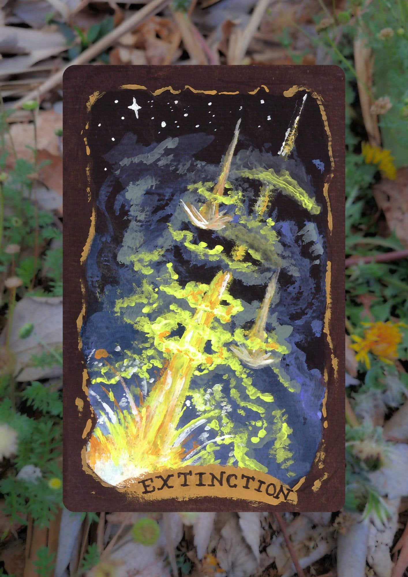The Extinction Card Art Print